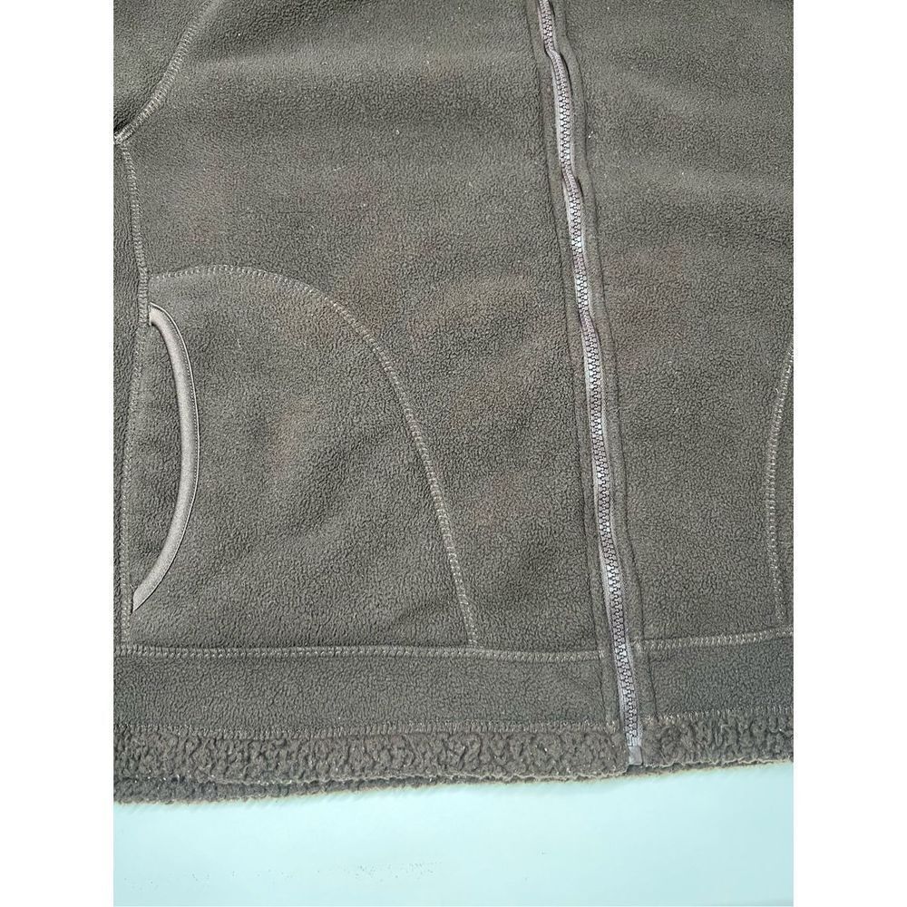 Faded Glory Hooded Fleece Jacket Faux Fur Inside Med. Brown kids Size XG (16-18 - Picture 12 of 13